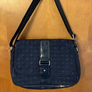 Vera Bradley Blue Quilted handbag and wallet set